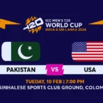PAK vs USA Tickets