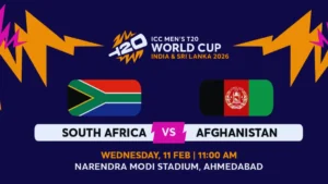 South Africa vs Afghanistan Tickets