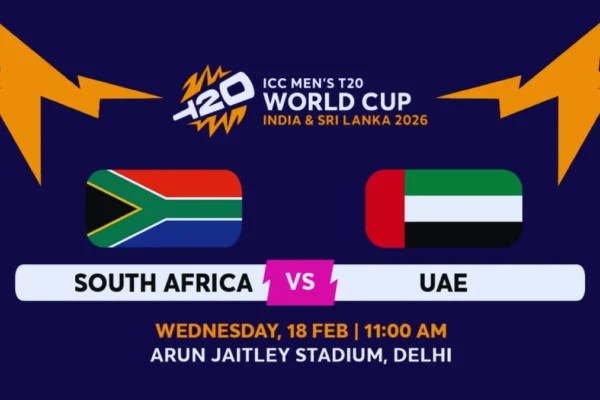 South Africa vs United Arab Emirates Tickets