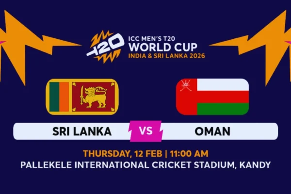 Sri Lanka vs Oman Tickets 2026