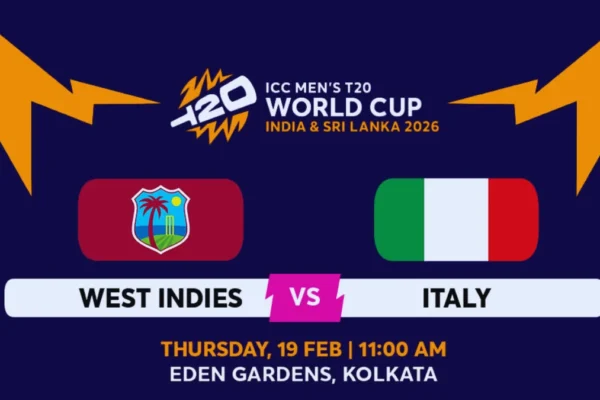 West Indies vs Italy Tickets 2026