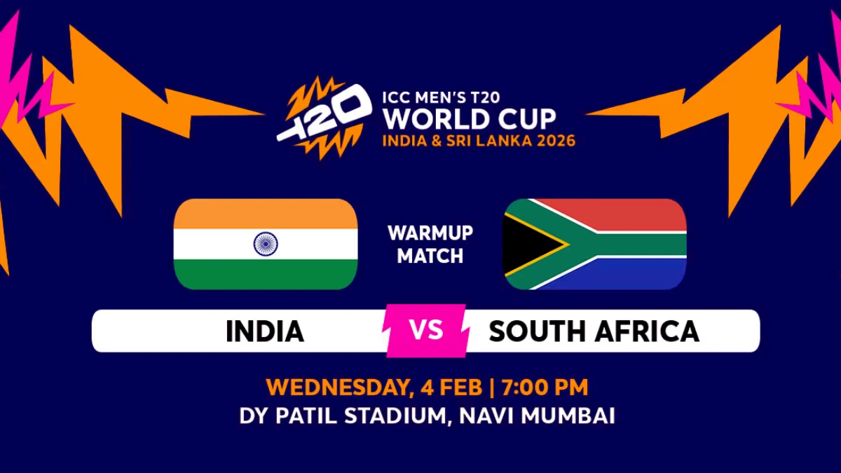 India vs South Africa Warm Up Match Tickets 2026