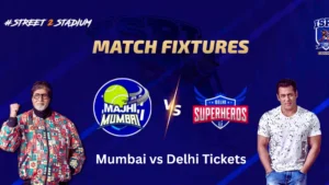 Mumbai vs Delhi Tickets