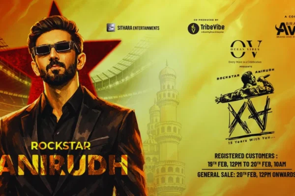 Anirudh Concert Hyderabad Tickets