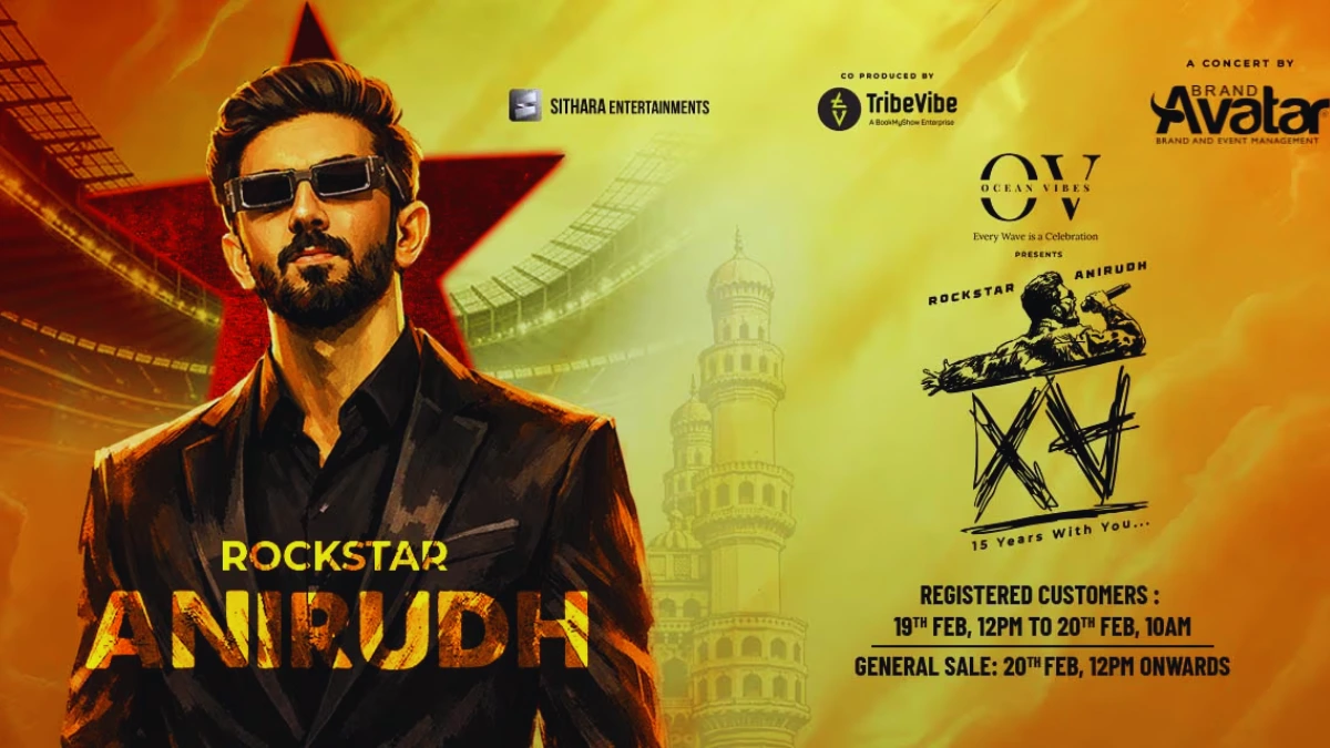 Anirudh Concert Hyderabad Tickets