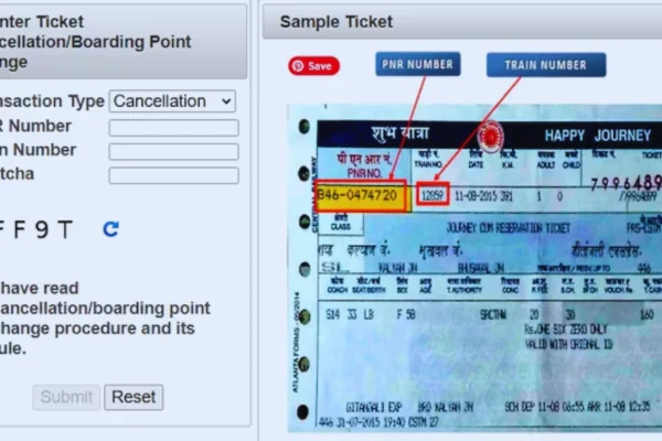 Counter Ticket Cancellation
