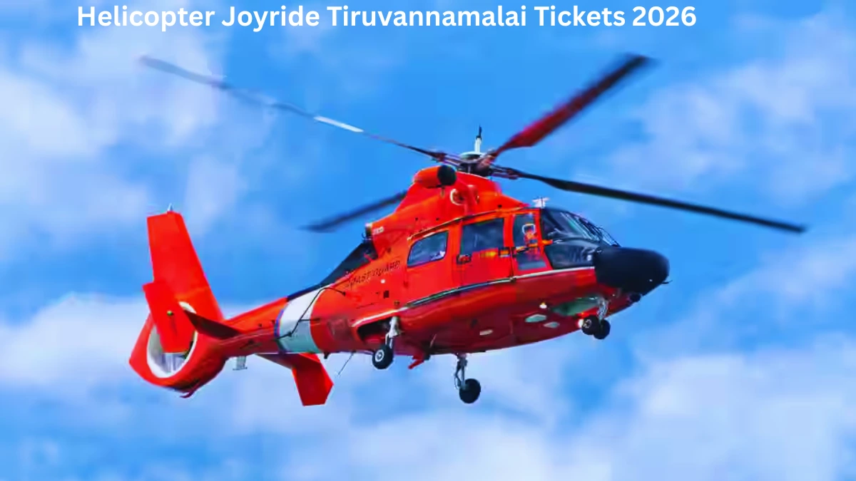 Helicopter Joyride Tiruvannamalai Tickets 2026