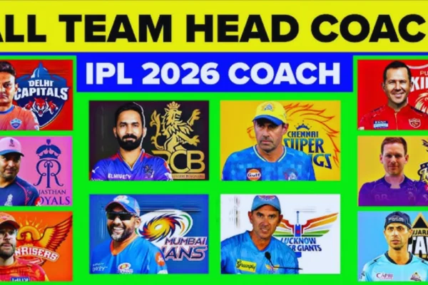 IPL Head Coaches List 2026