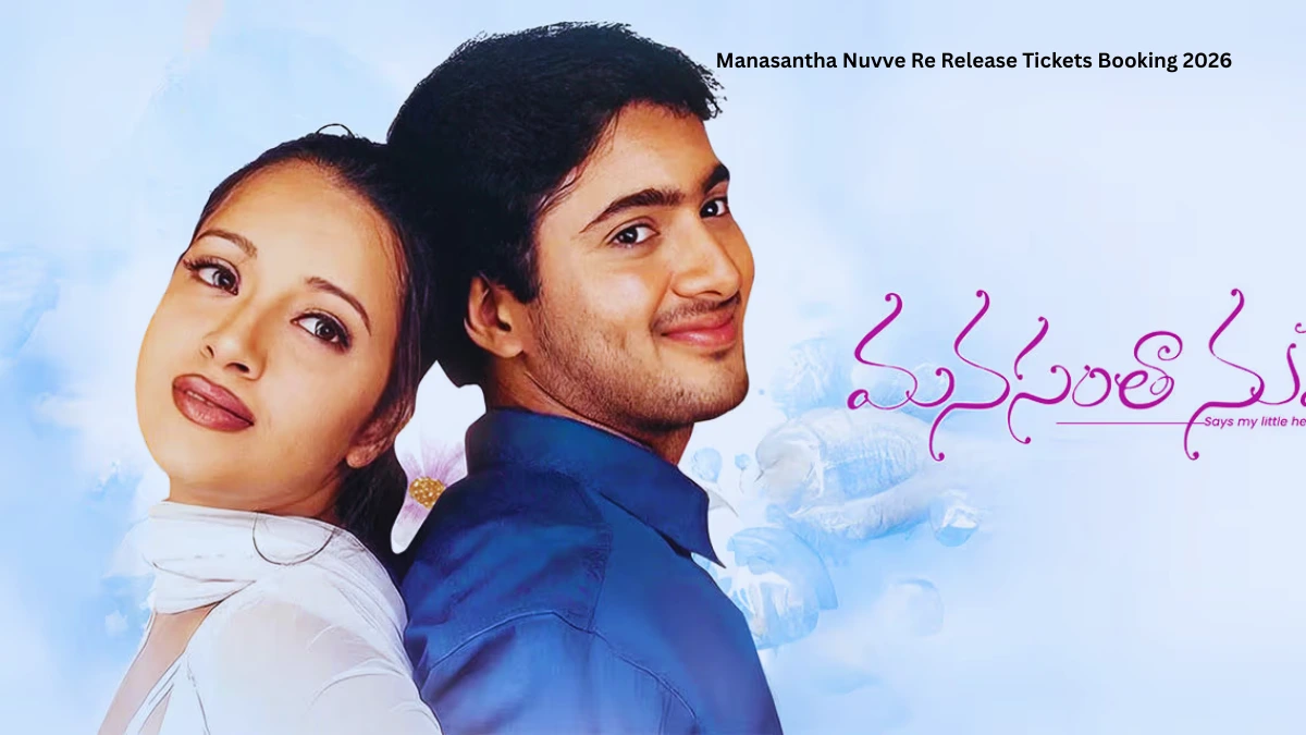Manasantha Nuvve Re Release Tickets Booking 2026