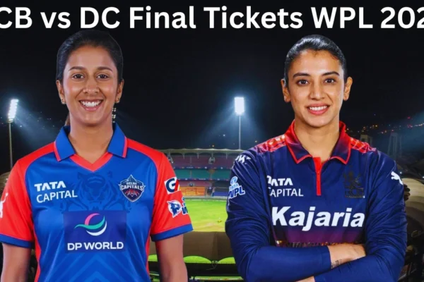 RCB vs DC Final Tickets WPL 2026