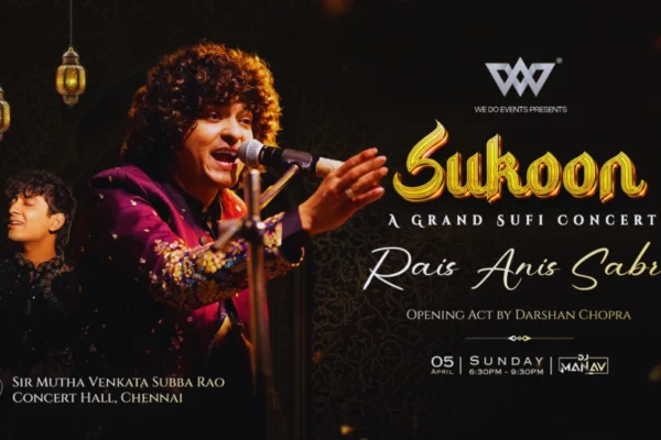 Sukoon Sufi Concert Chennai 2026