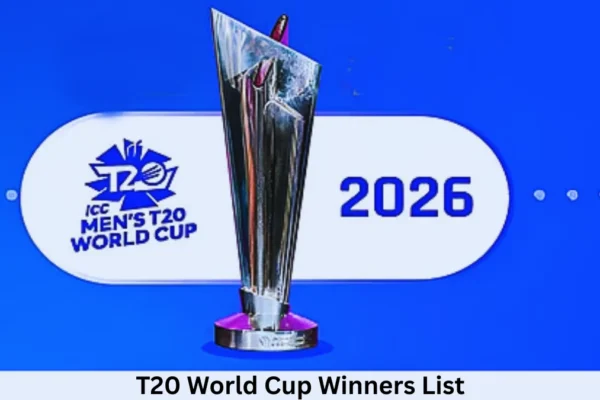 T20 World Cup Winners List