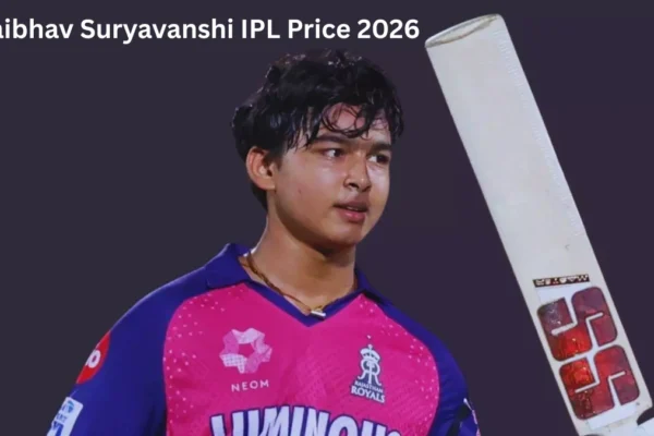 Vaibhav Suryavanshi IPL Price 2026