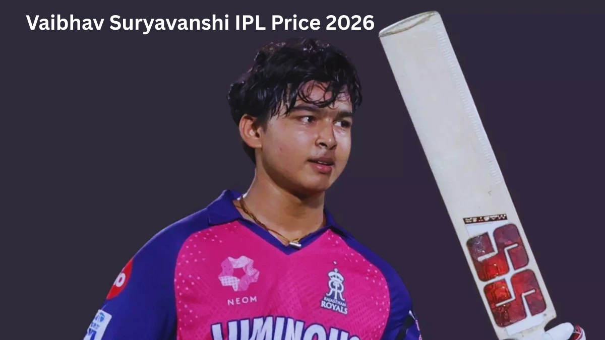 Vaibhav Suryavanshi IPL Price 2026