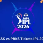 CSK vs PBKS Tickets IPL 2026