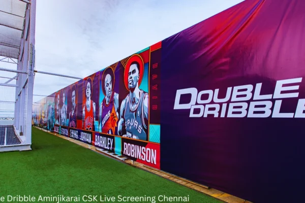 Double Dribble Aminjikarai CSK Live Screening Chennai