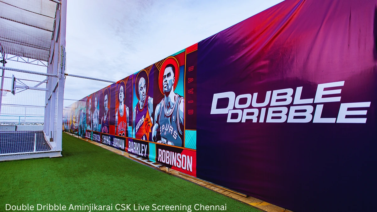 Double Dribble Aminjikarai CSK Live Screening Chennai