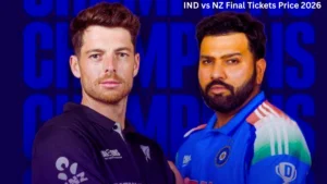 IND vs NZ Final Tickets Price 2026