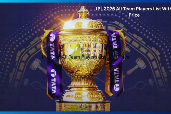 IPL 2026 All Team Players List With Price