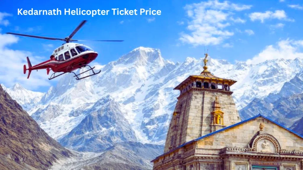 Kedarnath Helicopter Ticket Price
