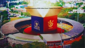 M Chinnaswamy RCB Unbox Event Tickets Price 2026