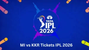 MI vs KKR Tickets IPL 2026