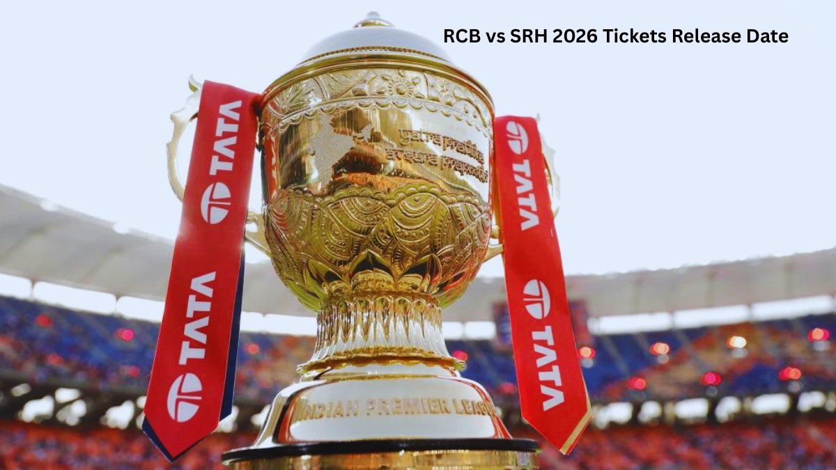 RCB vs SRH 2026 Tickets Release Date
