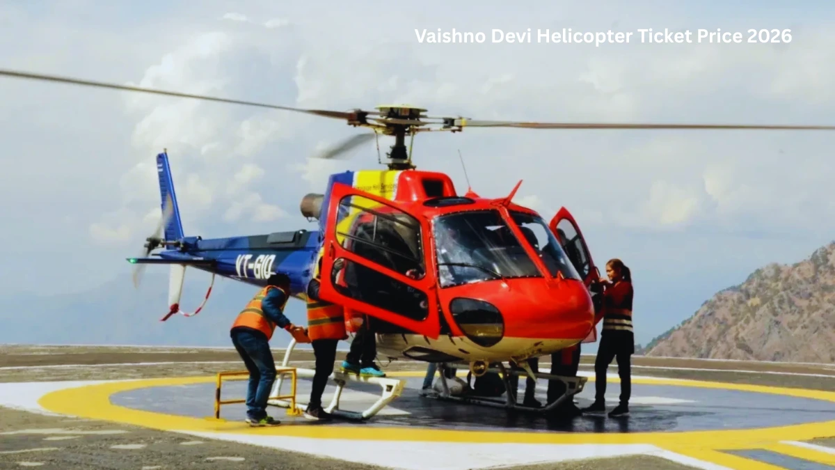 Vaishno Devi Helicopter Ticket Price 2026