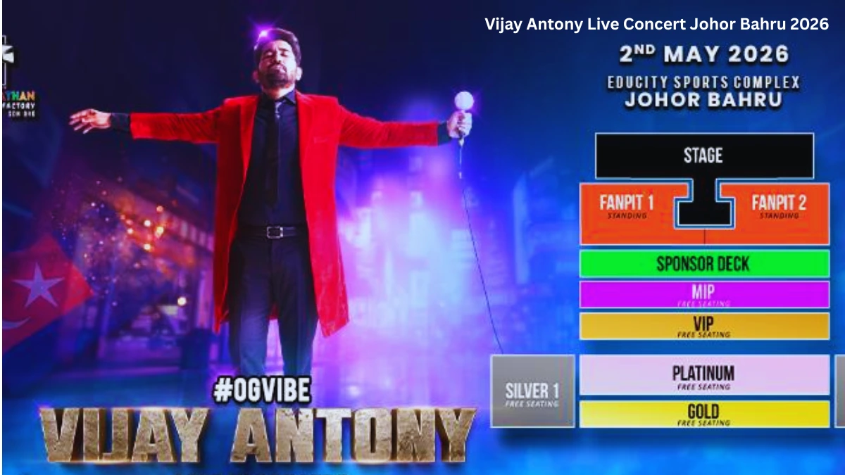 Vijay Antony Live Concert Johor Bahru 2026