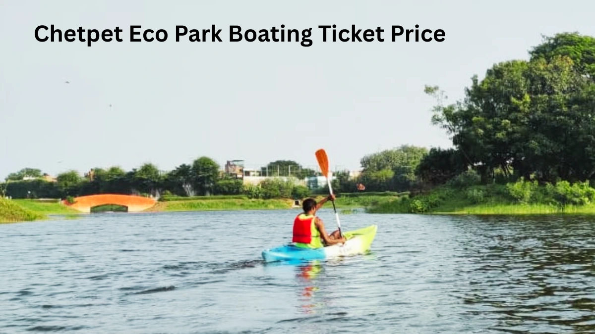 Chetpet Eco Park Boating Ticket Price