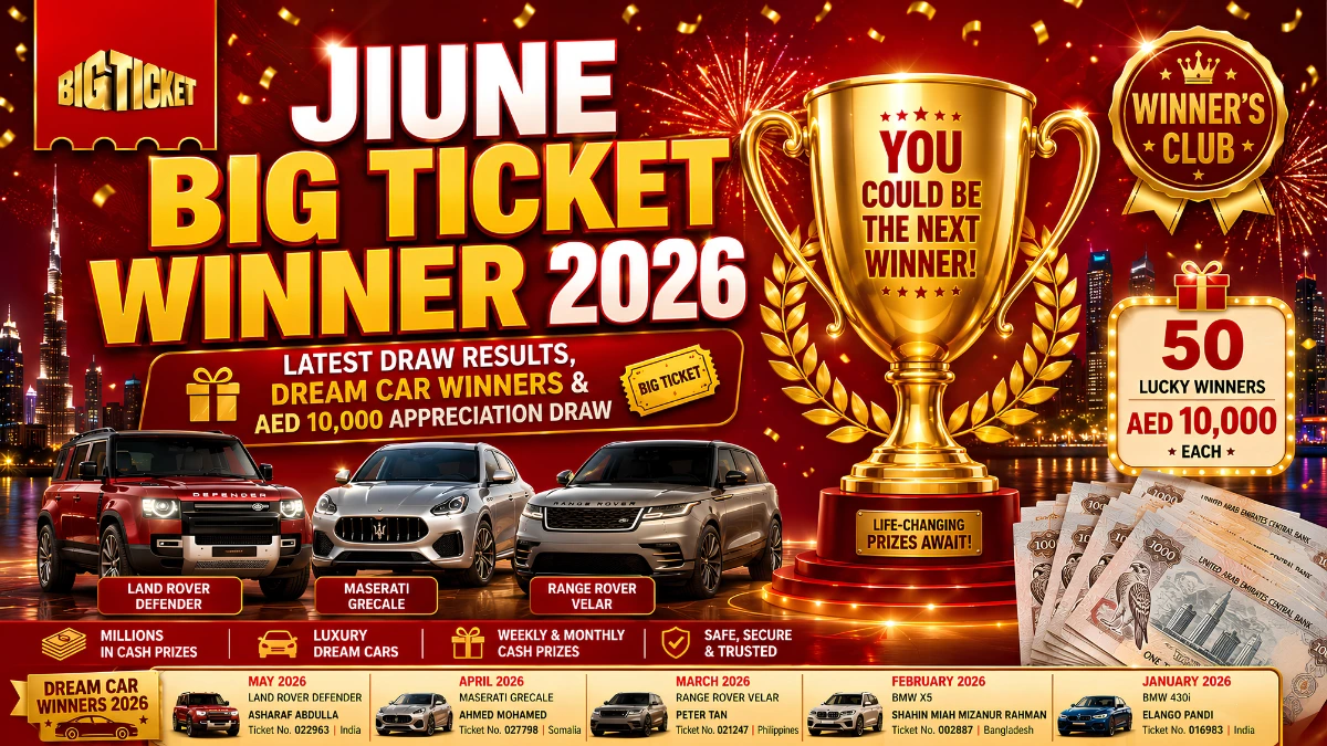 June Big Ticket Winner 2026