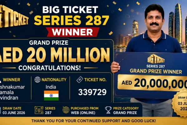 Big Ticket Series 287 Winner